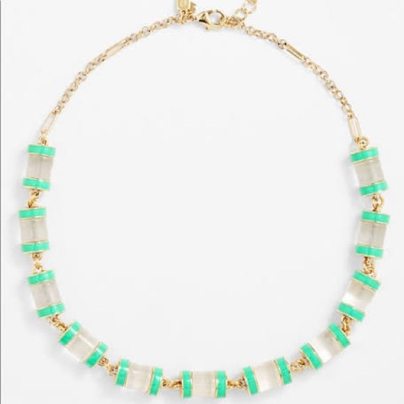 kate spade Jewelry - NEW KATE SPADE BRIGHTON THE ROCK ENAMEL LUCITE NECKLACE